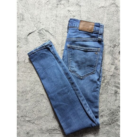 Madewell Roadtripper Skinny Jeans Women's Size 24 Medium Wash - Picture 2 of 14